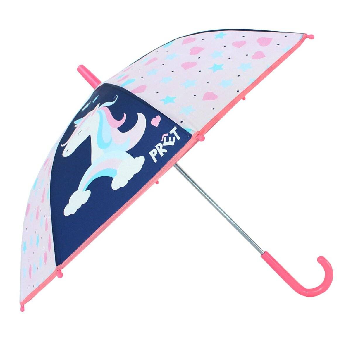 Prêt Kinder-Regenschirm ? 73cm Stockschirm Perfekter Schutz bei Regen mit elegantem Design