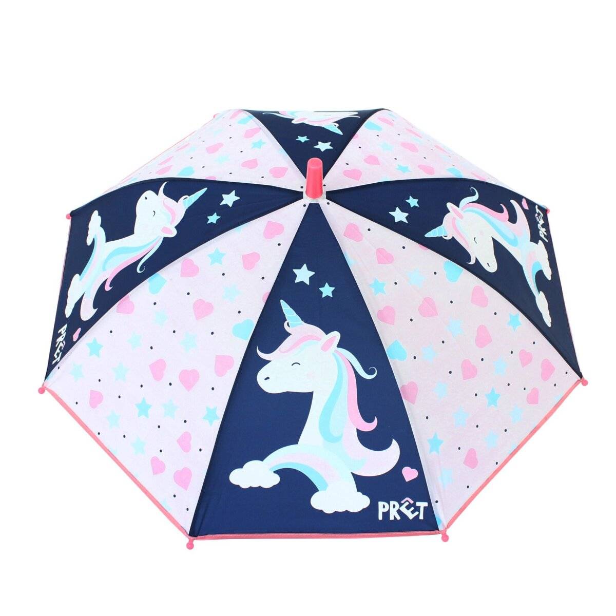Prêt Kinder-Regenschirm ? 73cm Stockschirm Perfekter Schutz bei Regen mit elegantem Design