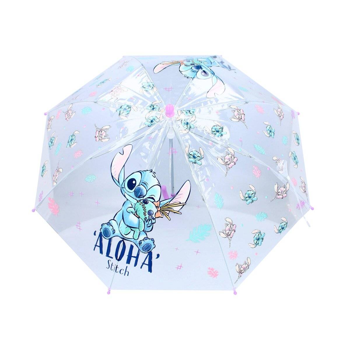 Lilo & Stitch Regenschirm ?71 cm – Großer und farbenfroher Stockschirm für Kinder