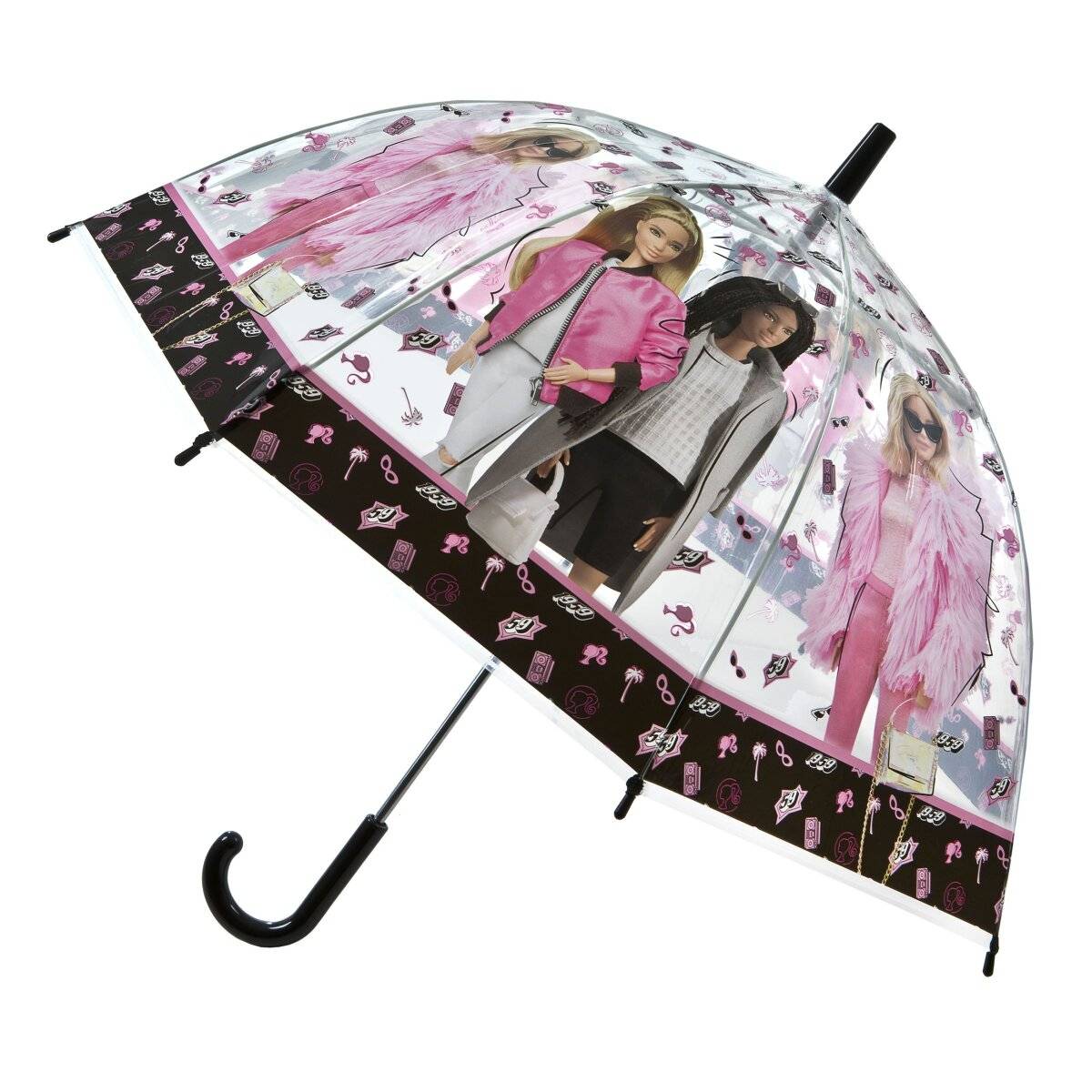Barbie Regenschirm für Kinder  Ø 69 cm, perfekter Schutz bei Regen