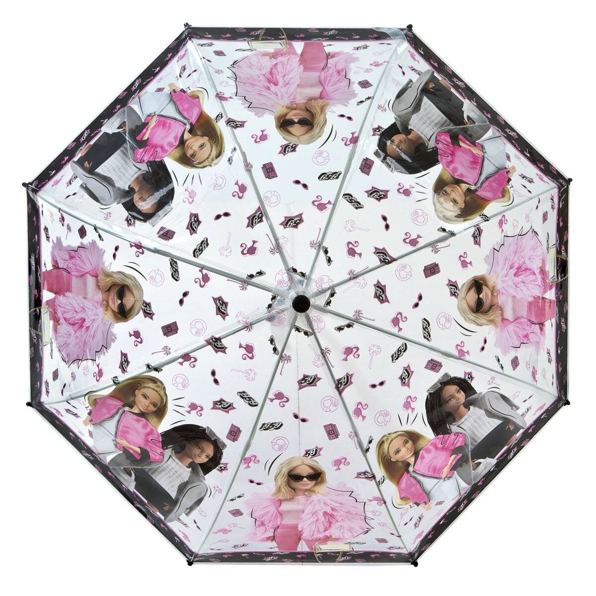 Barbie Regenschirm für Kinder  Ø 69 cm, perfekter Schutz bei Regen