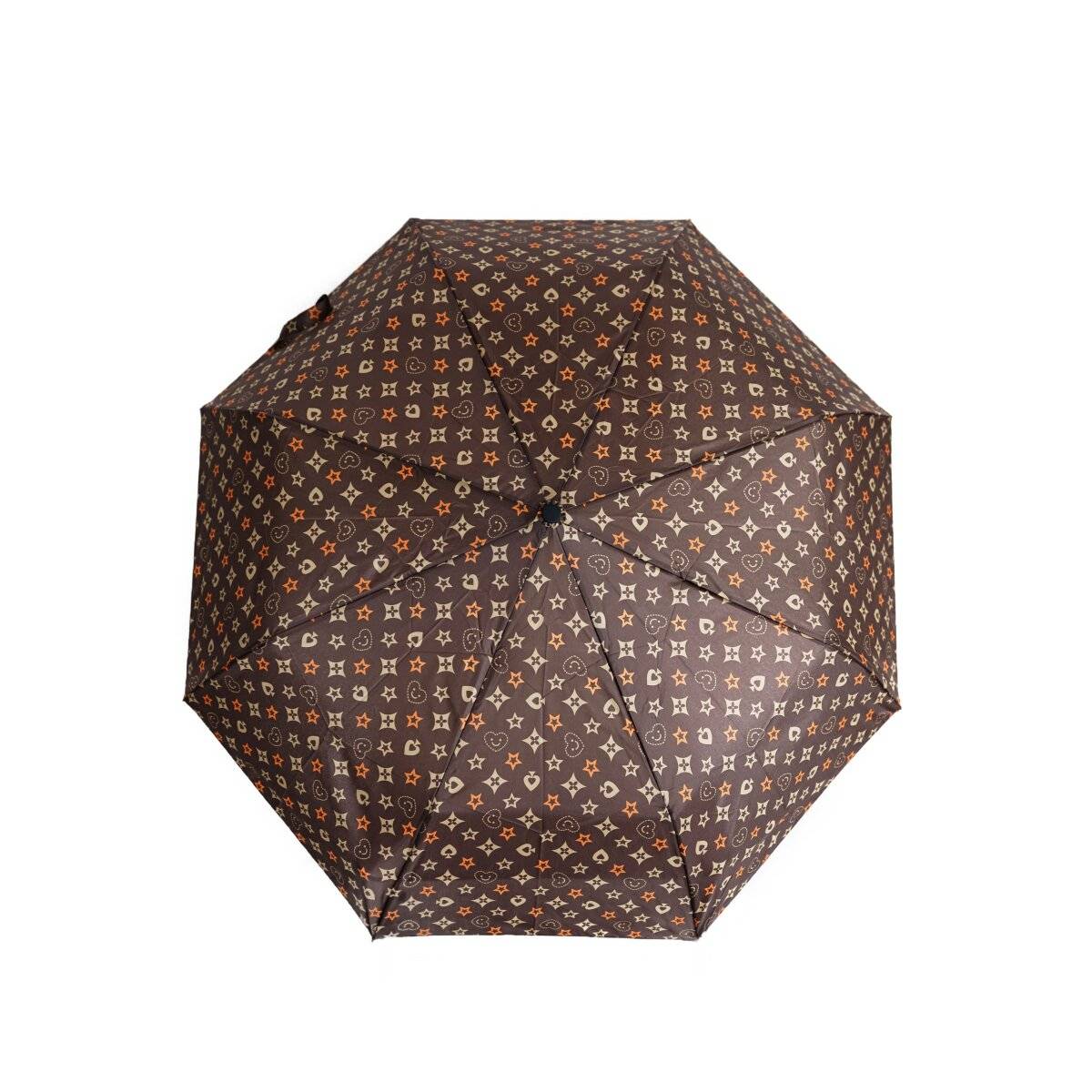 Taschenschirme mit Schutzhülle  stilvoll & robust gegen Wind und Wetter Braun