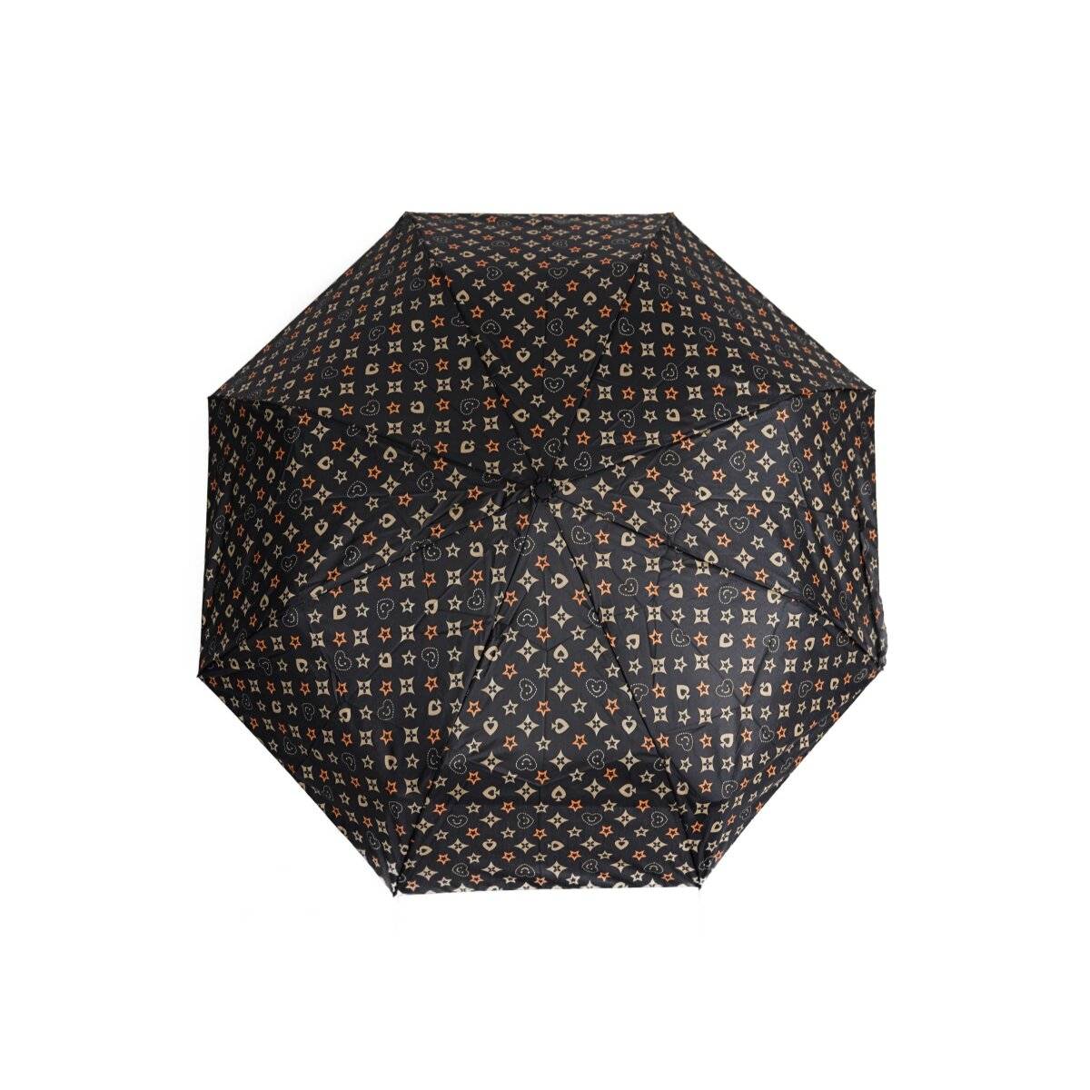 Taschenschirme mit Schutzhülle  stilvoll & robust gegen Wind und Wetter Schwarz