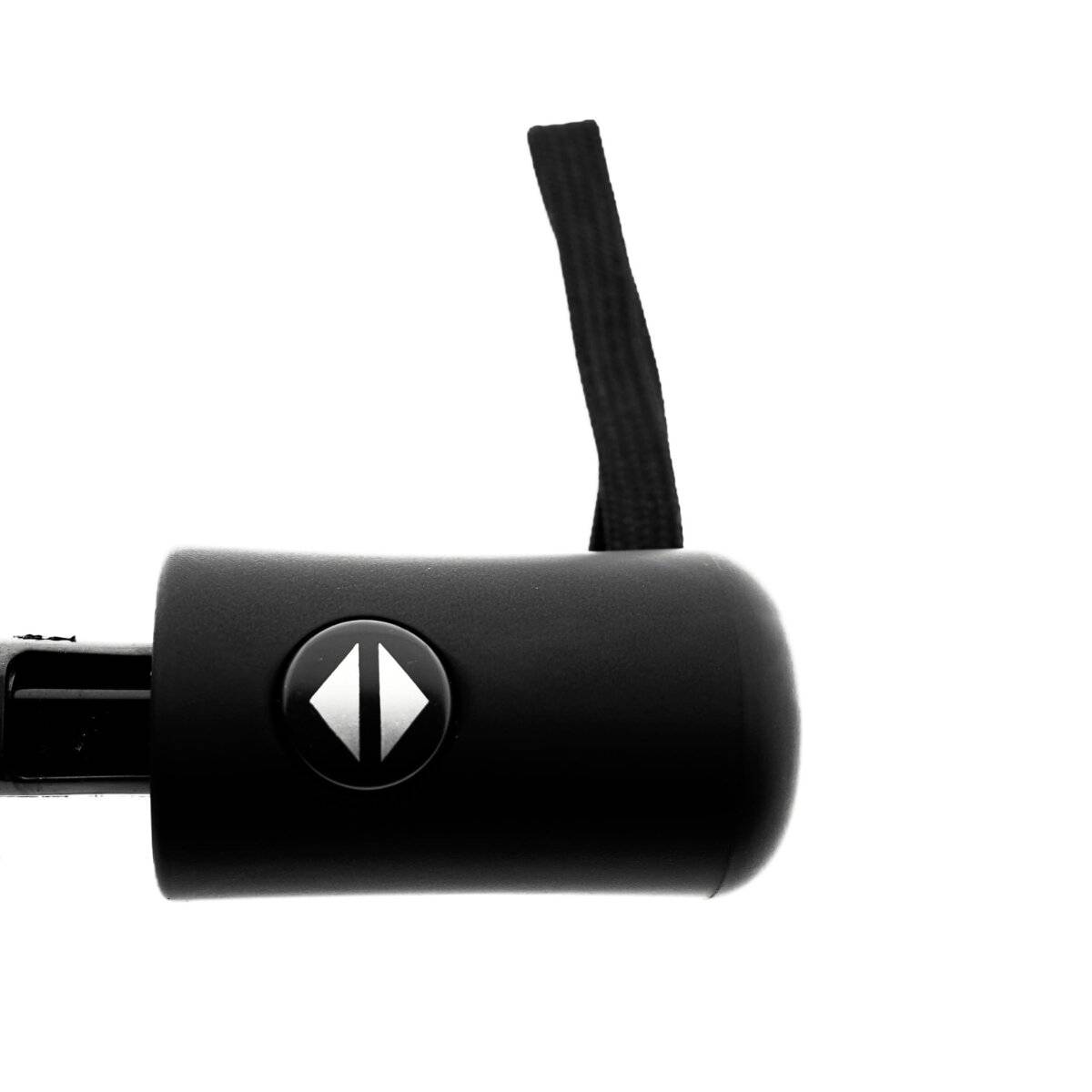 Stilvoller Taschenschirm mit Schutzhülle und Regentropfendesign  kompakt & robust Grau