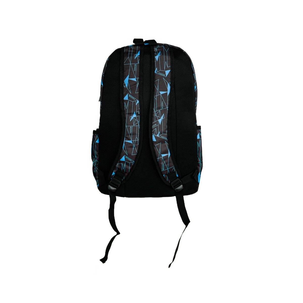 Rucksack mit modernem rhombischem Druck  Praktisch und stilvoll Blau