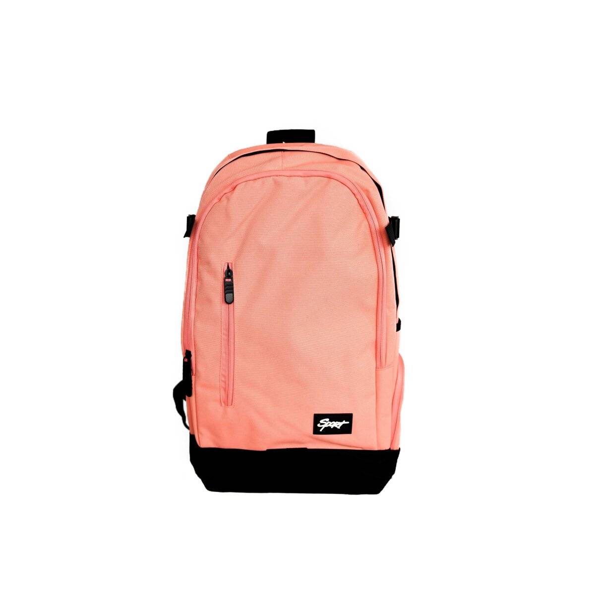 Einfarbiger Basic Rucksack 32 x 18 x 48 cm - stillvoll, praktisch und vielseitig Korall