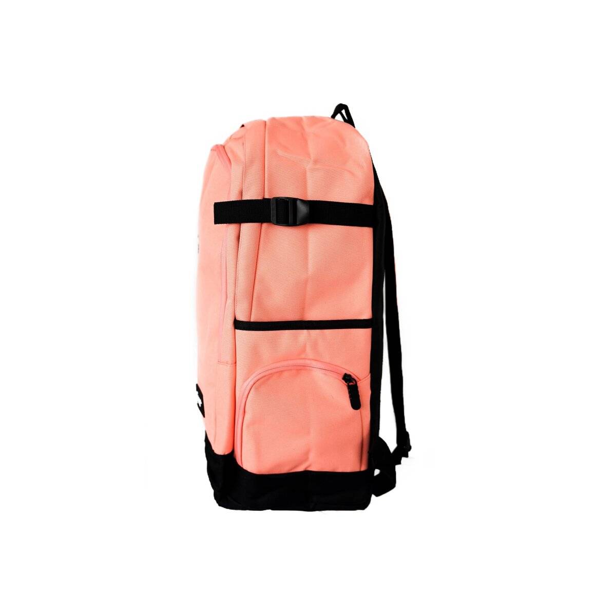 Einfarbiger Basic Rucksack 32 x 18 x 48 cm - stillvoll, praktisch und vielseitig Korall