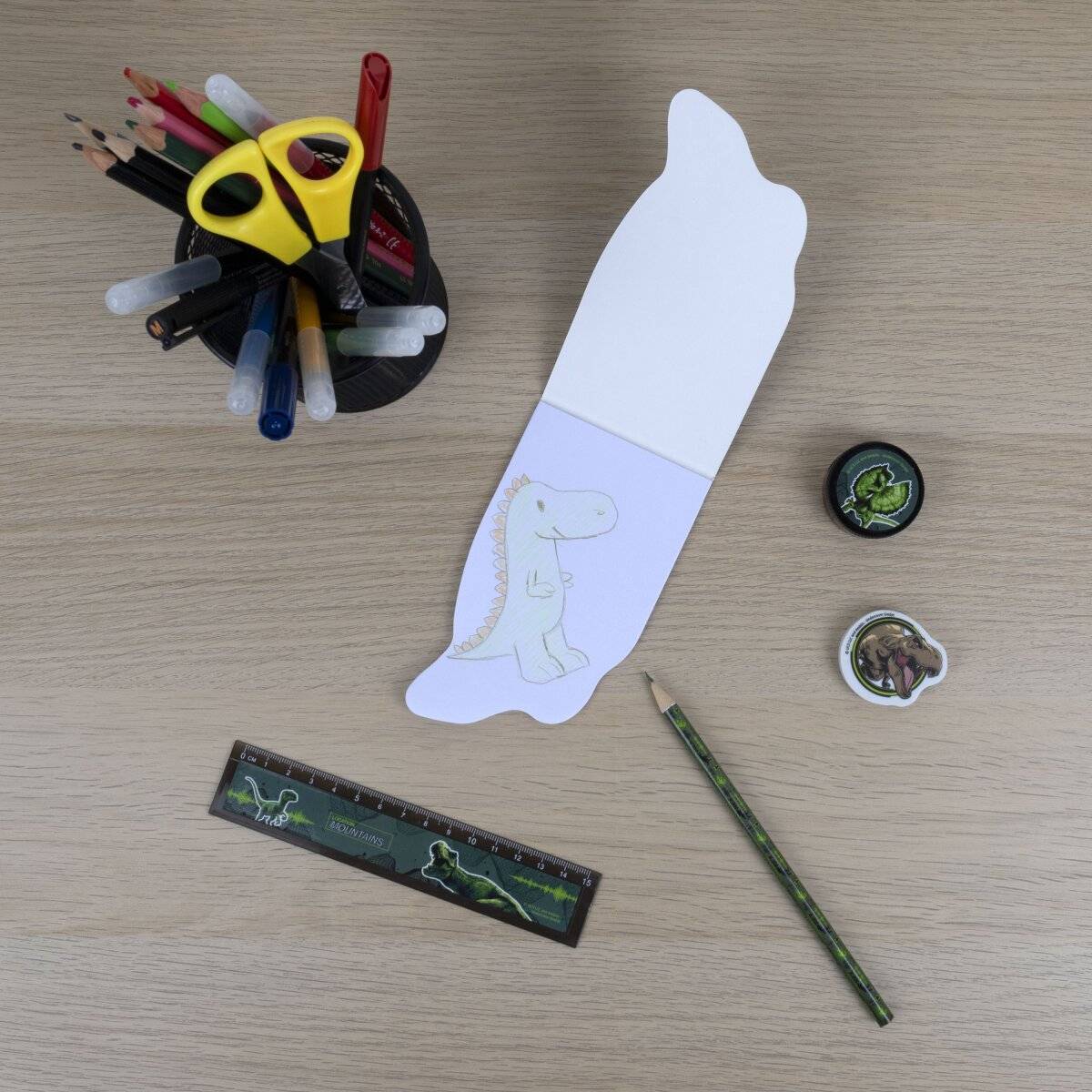 Jurassic World Schreibset  5-teiliges Set für kreative Kinder