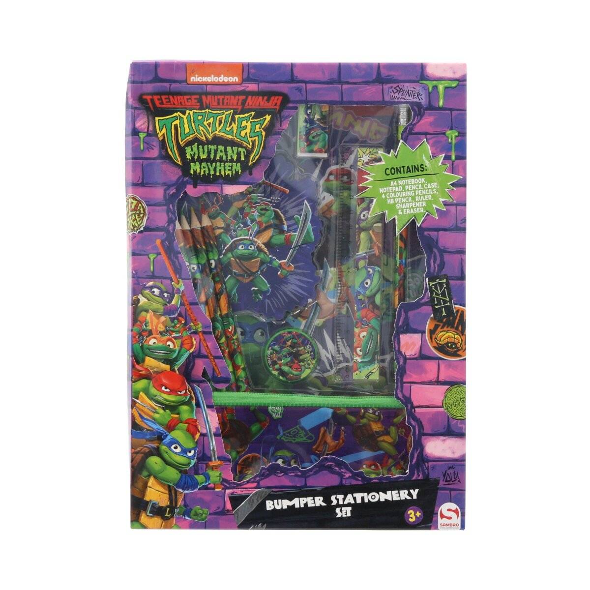 Teenage Mutant Ninja Turtles Schreibset  Perfektes Geschenk für Kinder