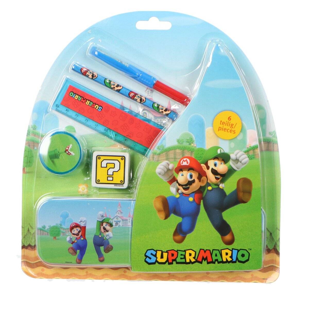 Super Mario Schreibwaren-Set für Kinder  Perfekt für Schule und Zuhause
