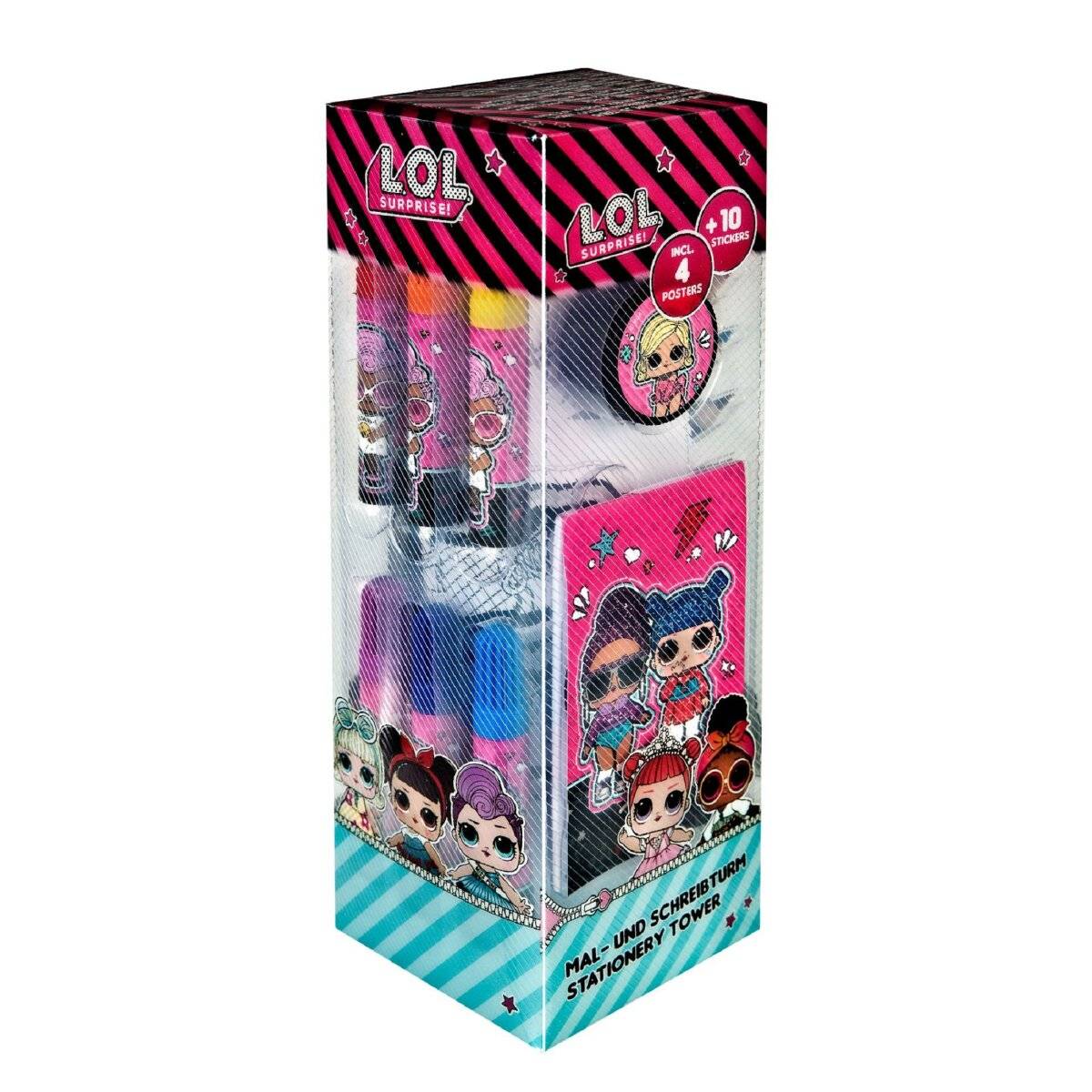 LOL Surprise Schreibwaren-Set  35-teiliges Kreativ-Set für Schule und Zuhause