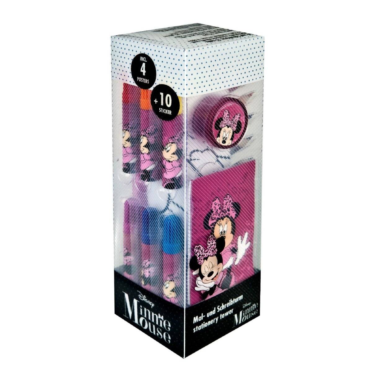 Disney Minnie Mouse Schreibwaren-Set  Kreativspaß mit 35 Teilen für für Schule und Freizeit