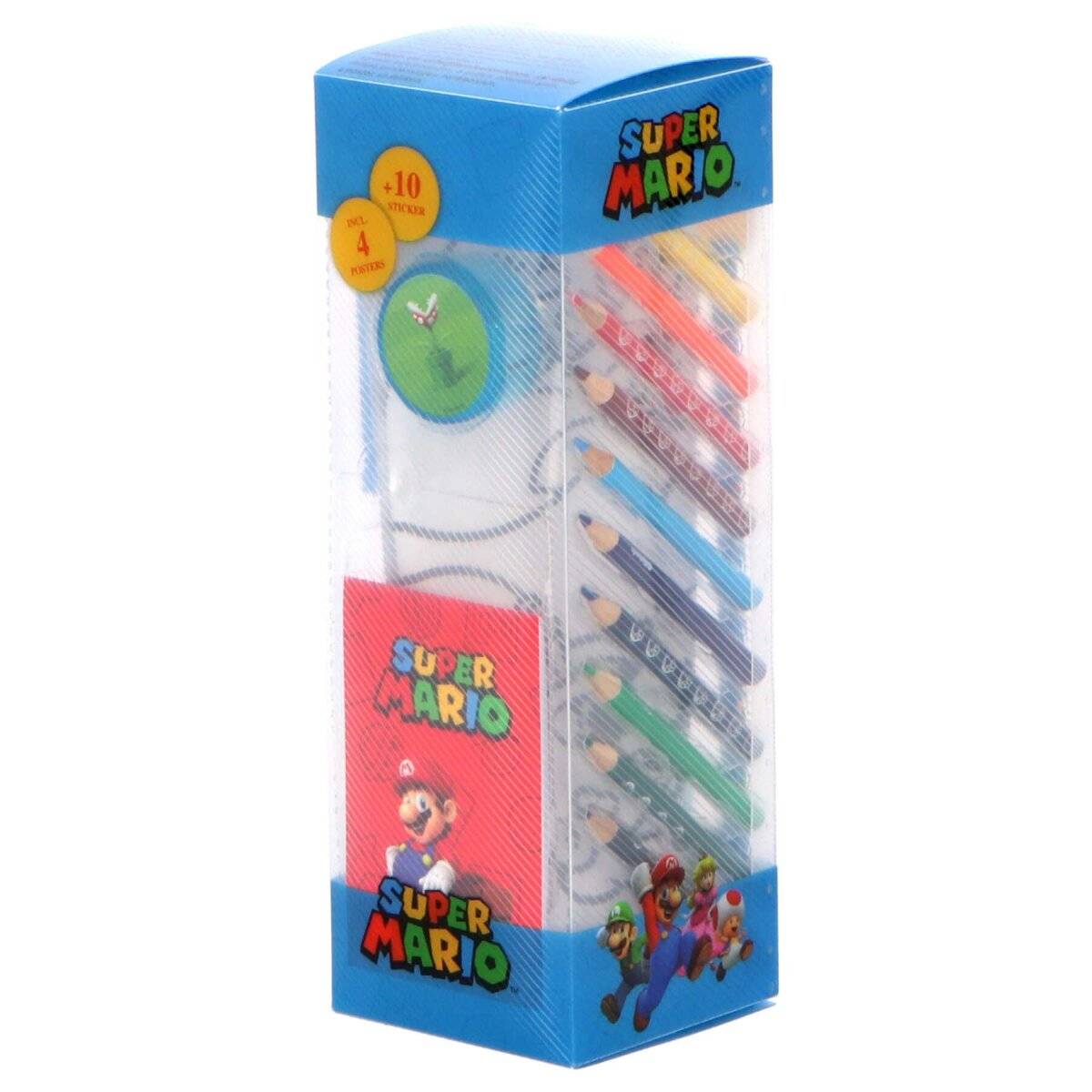 Super Mario Schreibwaren-Set  35-teiliges Kreativset für Kinder