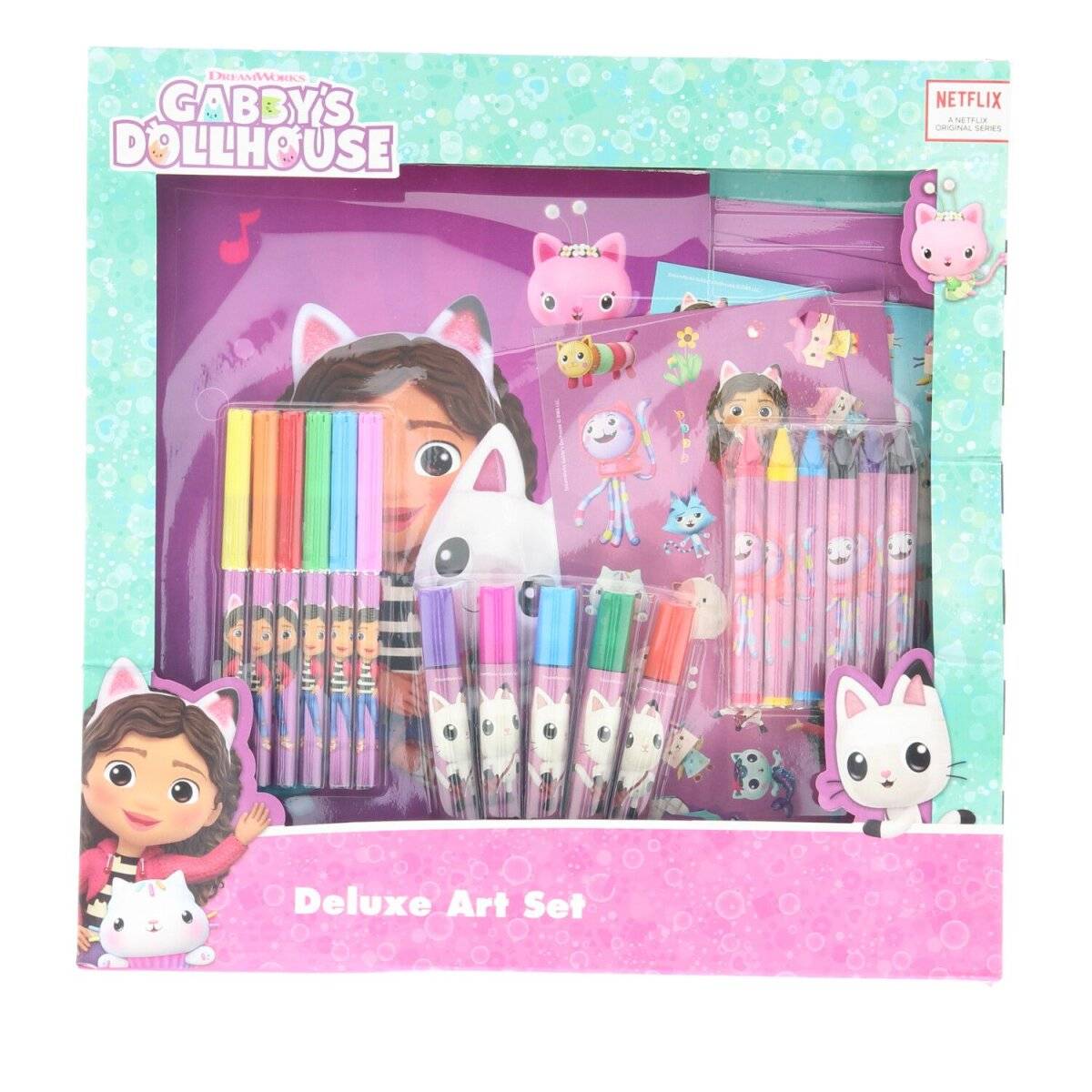 Gabby's Dollhouse Malset Farbset 23-tlg. Das perfekte Kreativpaket für Kinder