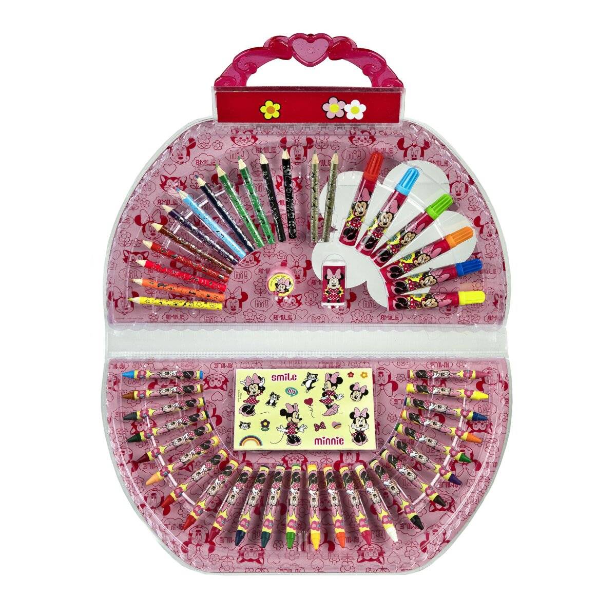 Disney Minnie Mouse Malset Farbset Zeichnungsbox - Das perfekte Kreativpaket für Kinder