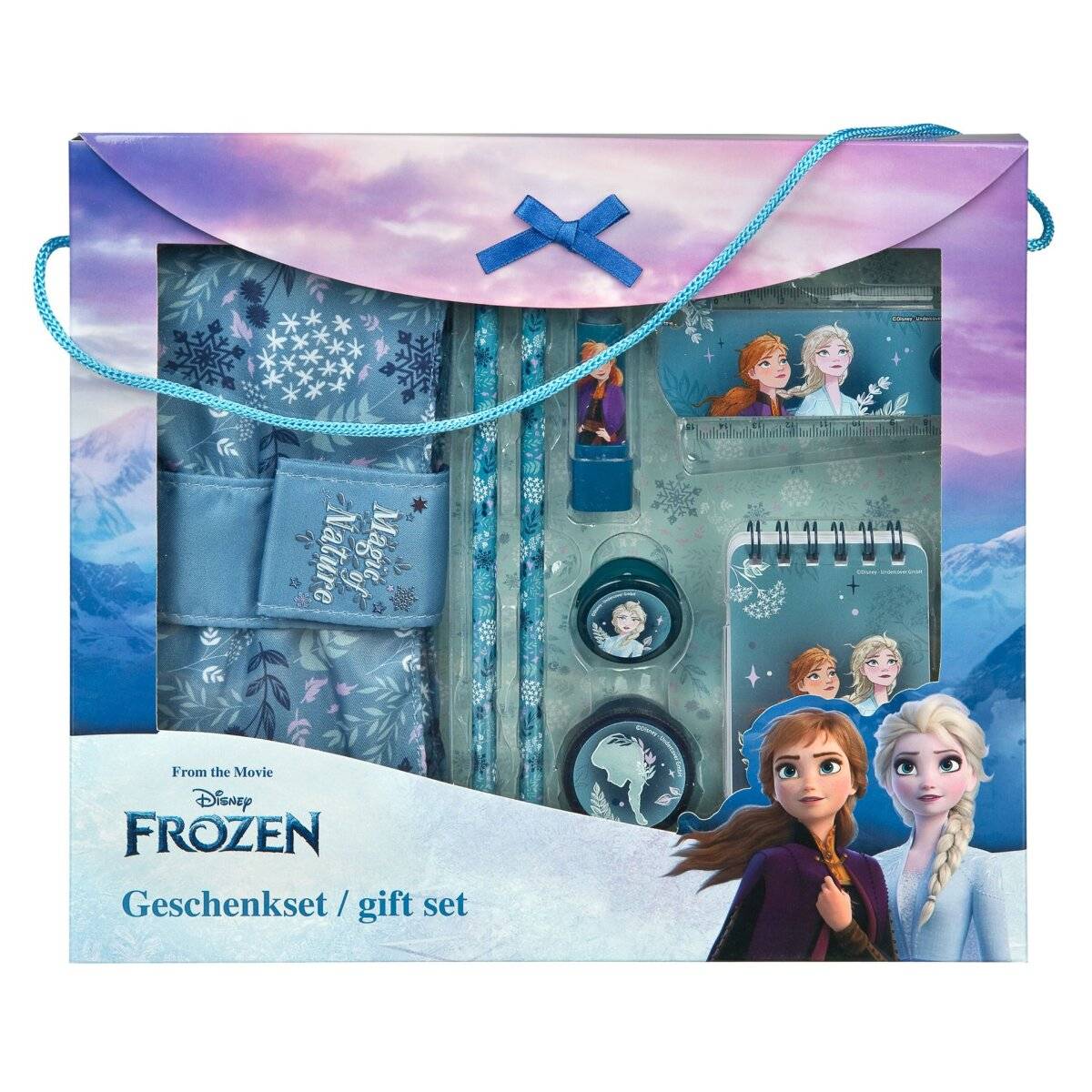 Disney Frozen Schreibwaren Set  8-teiliges Geschenkset für Kinder