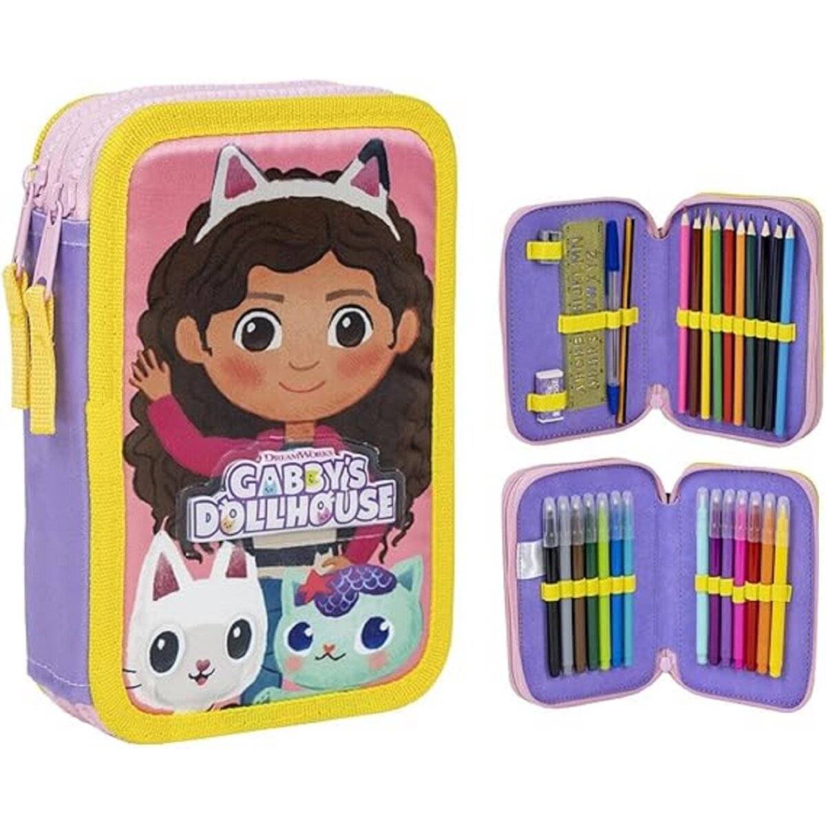 Gabby's Dollhouse gefüllte Federmappe  Perfekte Stifteetui für Kinder