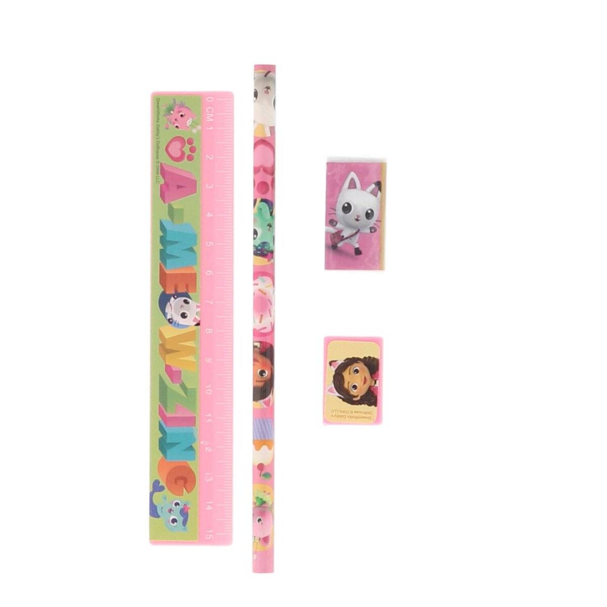 Gabby's Dollhouse Stifteetui Gefülltes Etui mit Schulutensilien