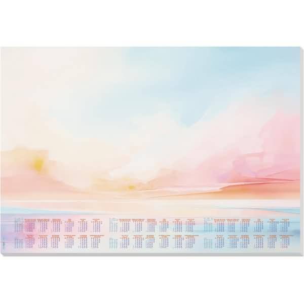 Schreibunterlage Magic Sunset 3-Jahres-Kalendarium 595x410mm 30 Blatt
