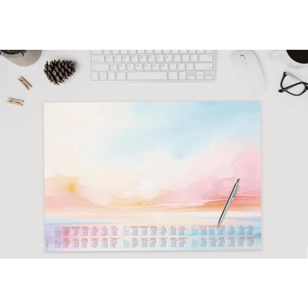 Schreibunterlage Magic Sunset 3-Jahres-Kalendarium 595x410mm 30 Blatt