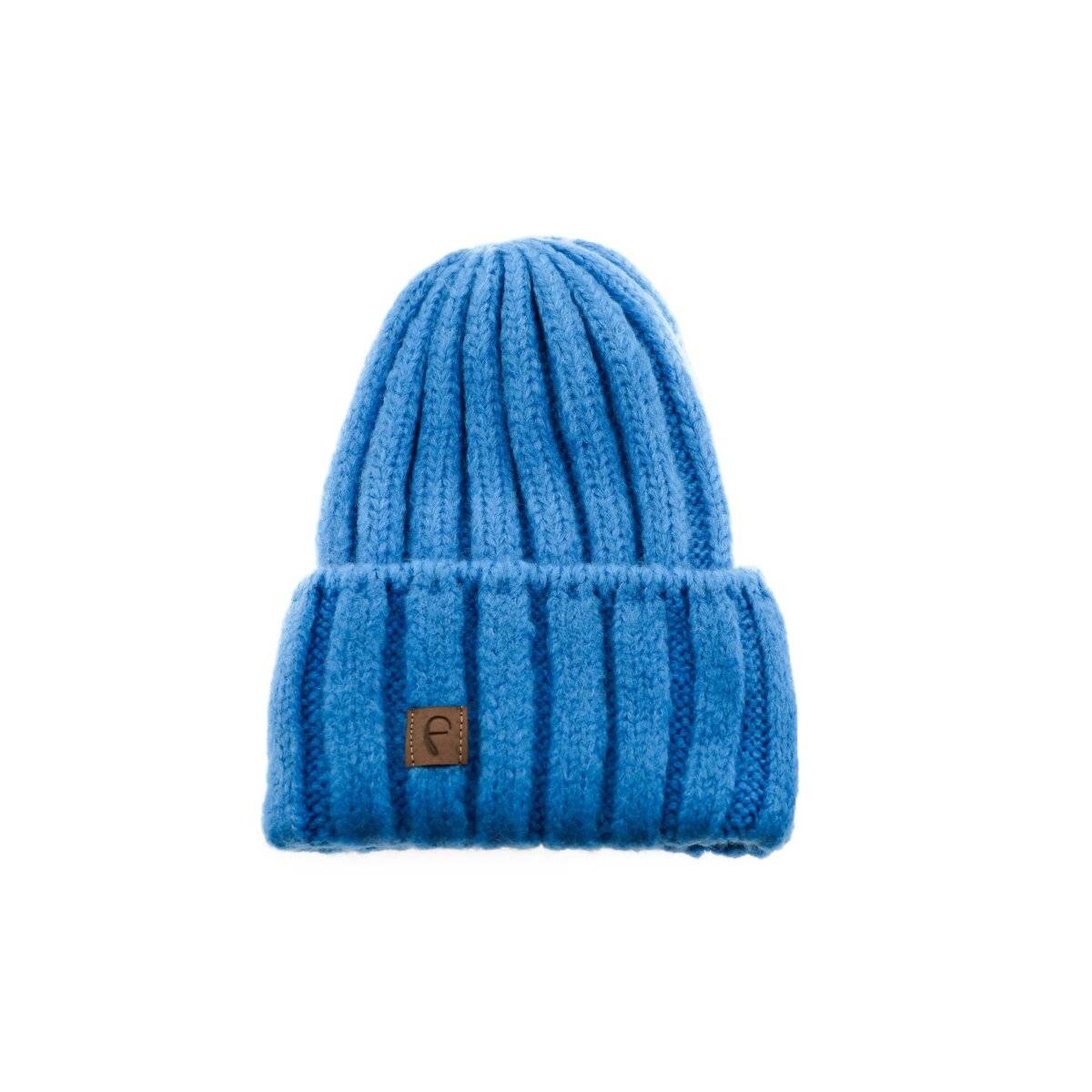 Faera Mütze zum Warmhalten im Herbst- Winter-Mütze Strickmütze für Damen und Herren One Size Blau