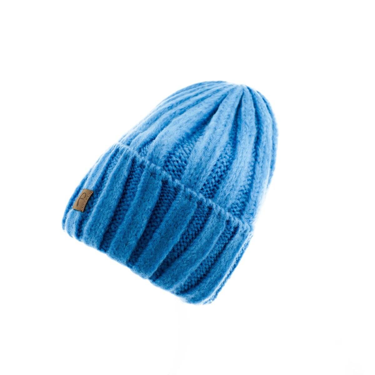 Faera Mütze zum Warmhalten im Herbst- Winter-Mütze Strickmütze für Damen und Herren One Size Blau