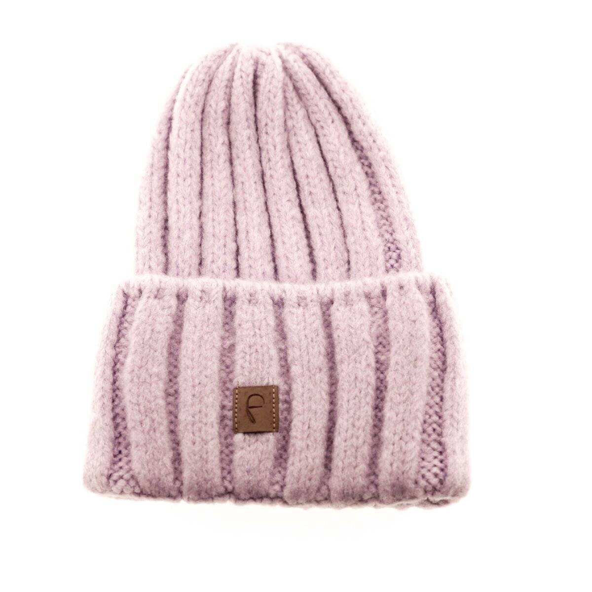 Faera Mütze zum Warmhalten im Herbst- Winter-Mütze Strickmütze für Damen und Herren One Size Lila