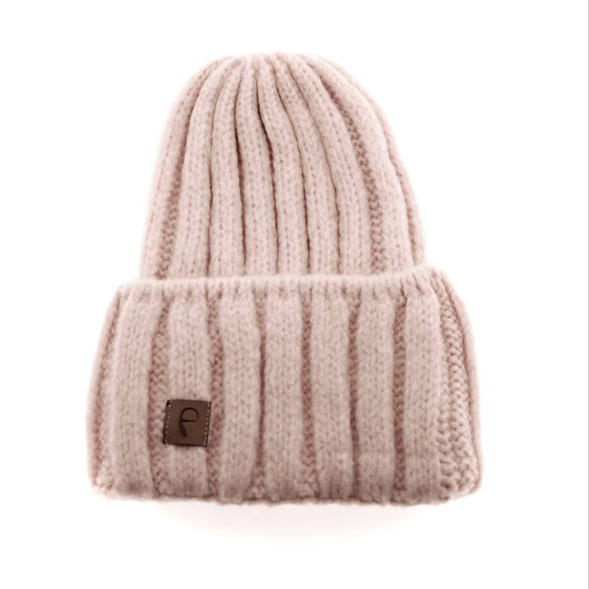 Faera Mütze zum Warmhalten im Herbst- Winter-Mütze Strickmütze für Damen und Herren One Size Rosa