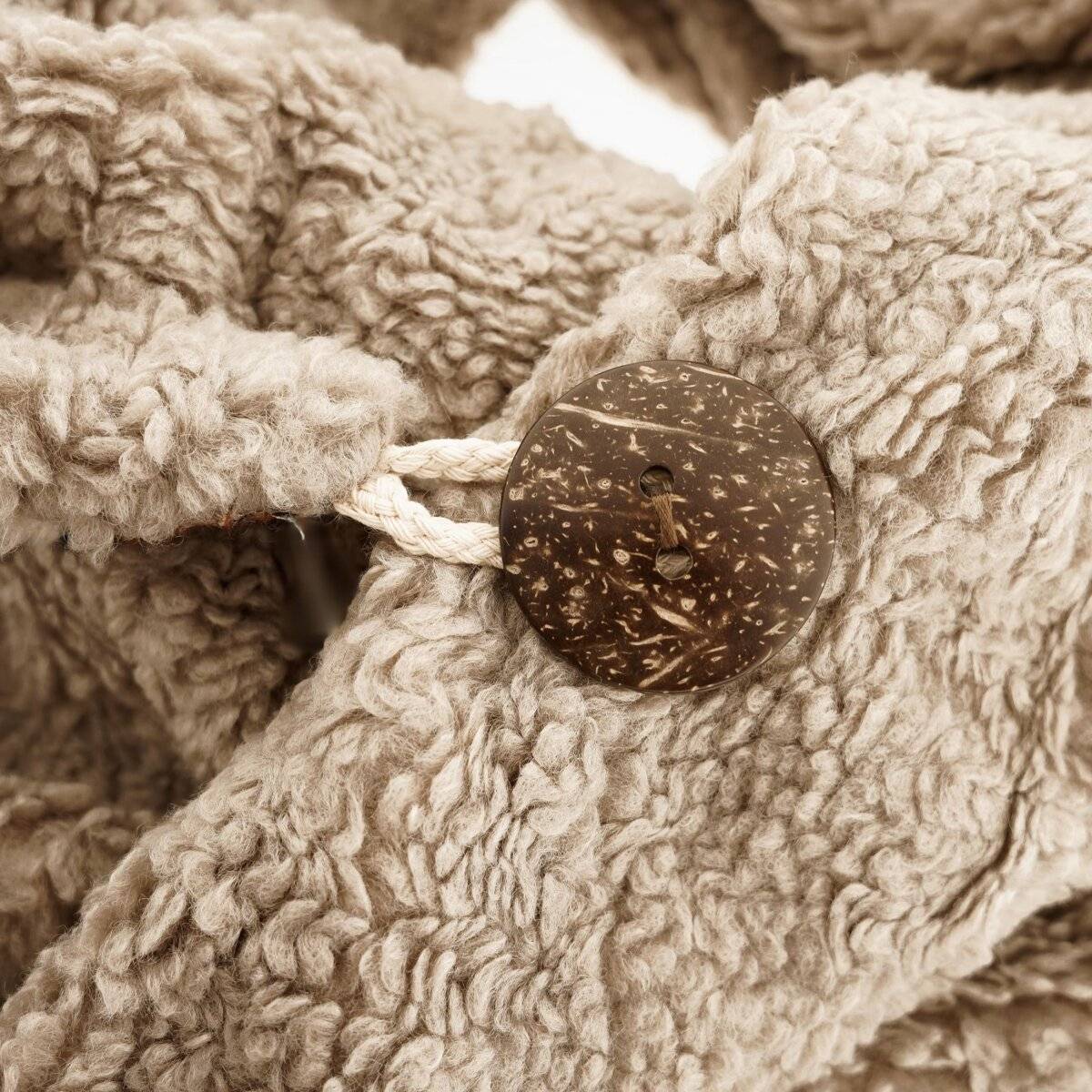 XXL Schal für Damen mit Leopardenmuster - Kuscheliger Halstuch in Dreieckform Taupe