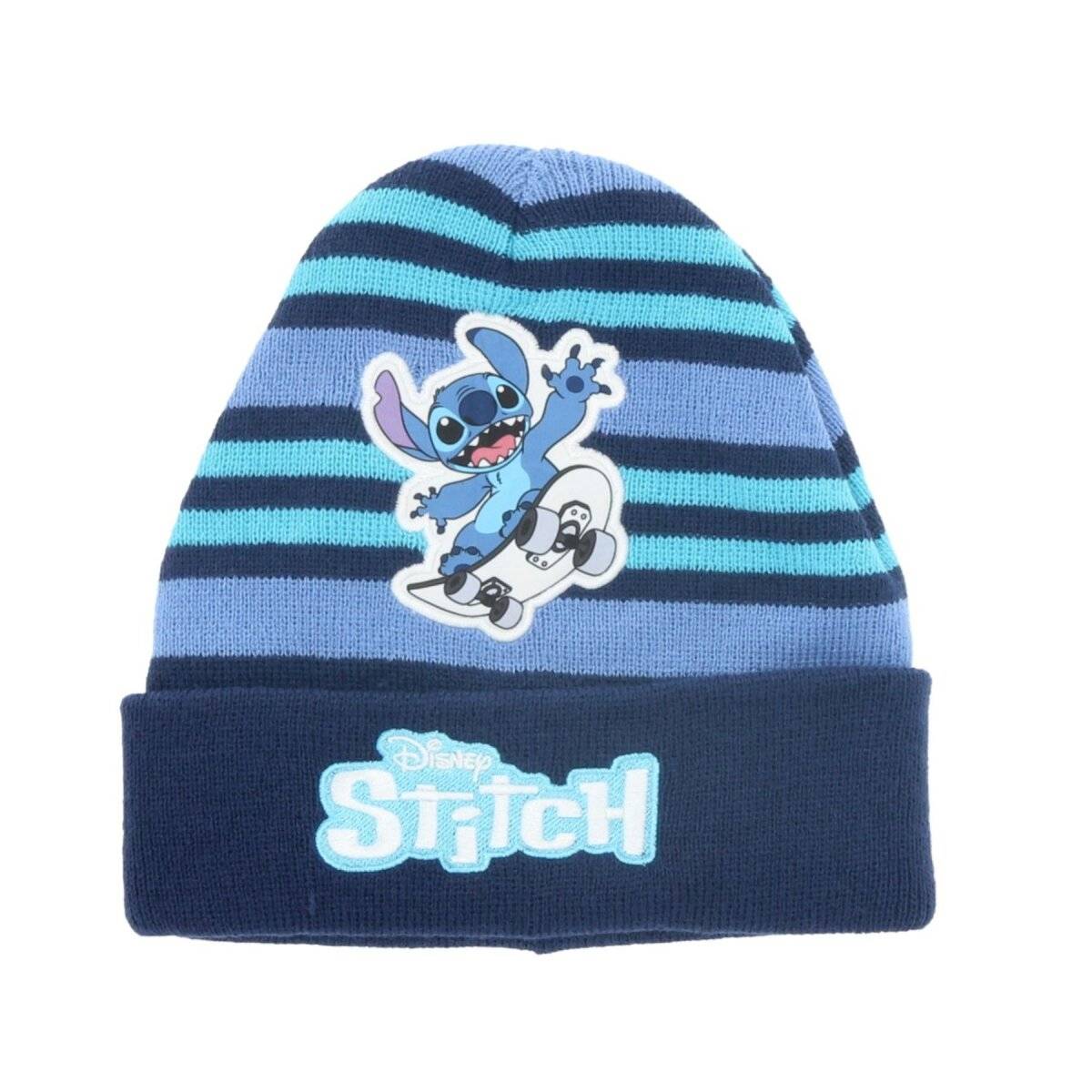 Lilo & Stitch Wintermütze Warme Mütze für Kinder - Onesize Dunkelblau