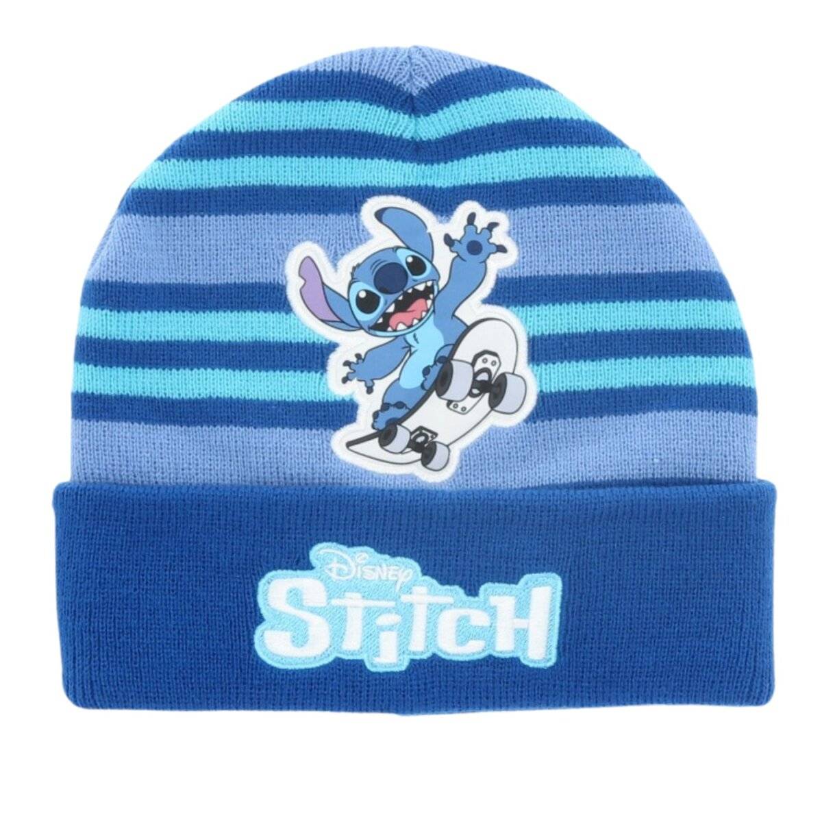 Lilo & Stitch Wintermütze Warme Mütze für Kinder - Onesize Hellblau