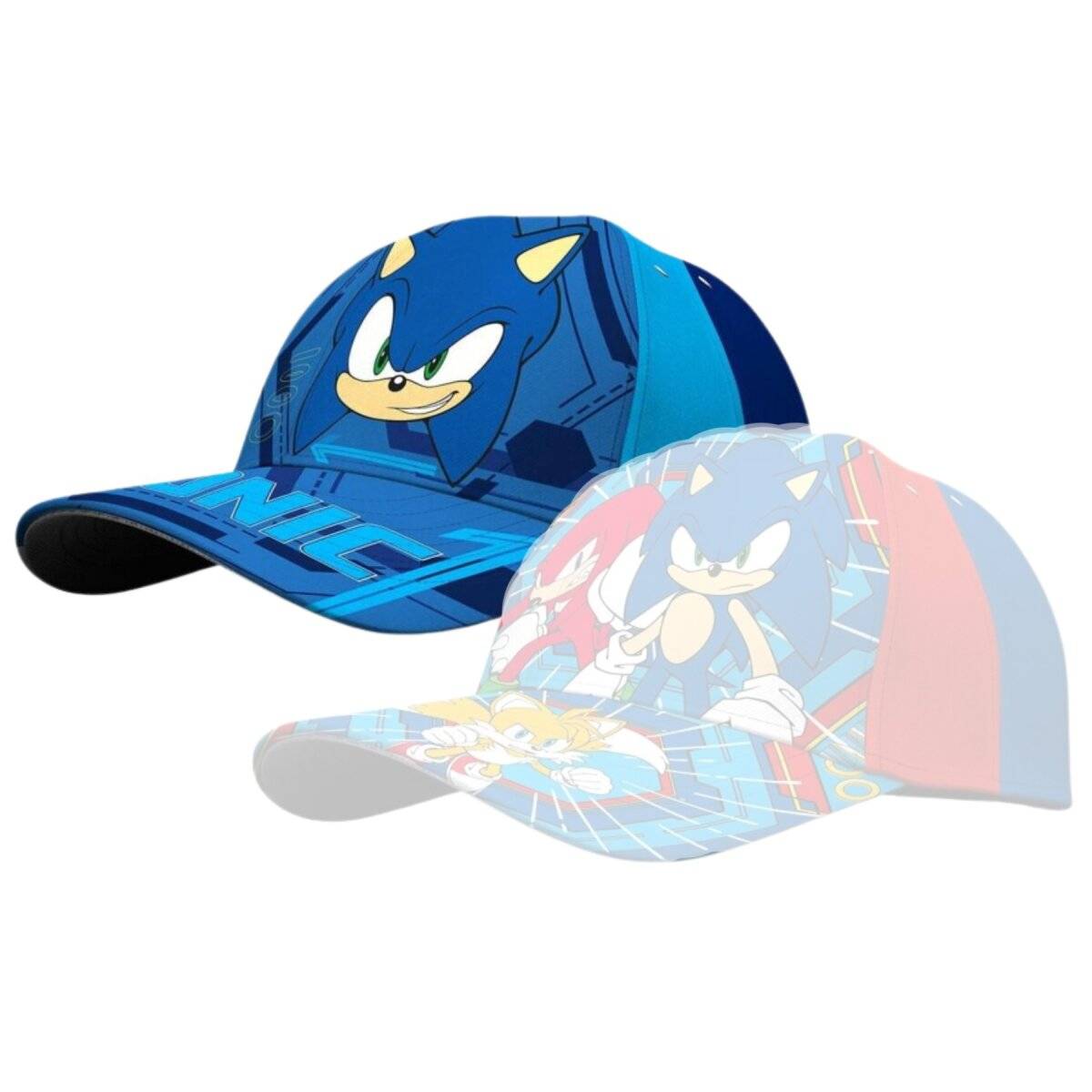 Sonic Cap aus Baumwolle  Coole Baseballkappe für Kinder 52 Blau