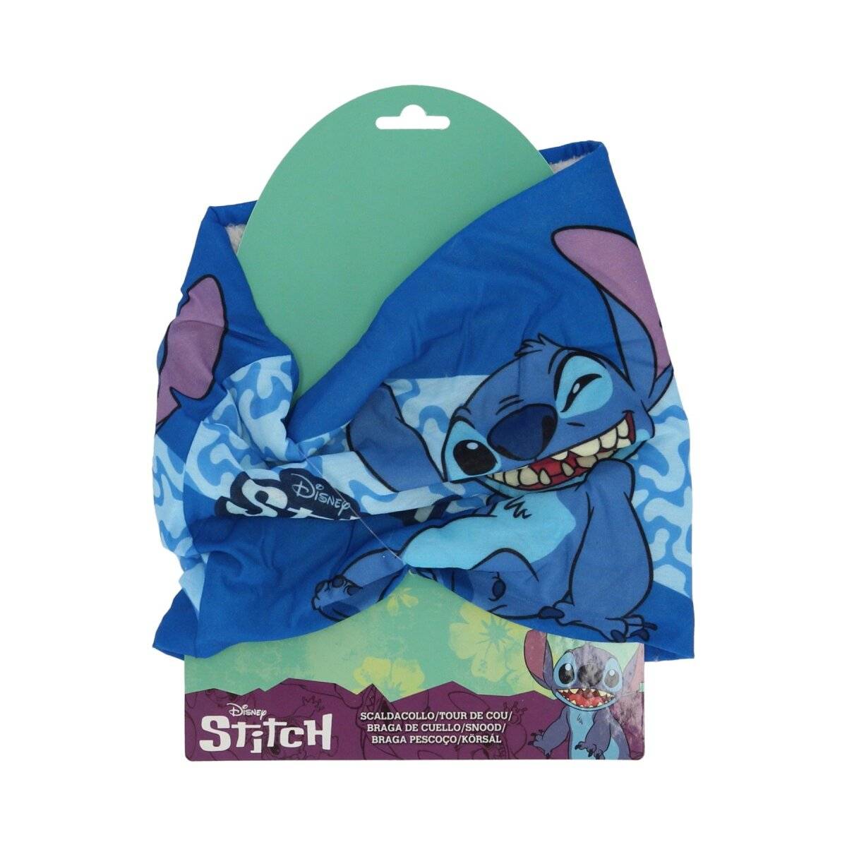 Lilo & Stitch Kinderschal Onesize  Kuscheliger Halstuch-Schal für Kinder
