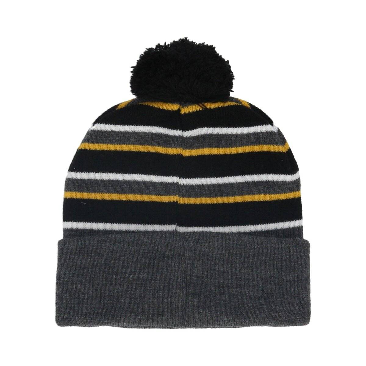 Batman Mütze für Kinder  Onesize Wintermütze mit Stickerei und Bommel