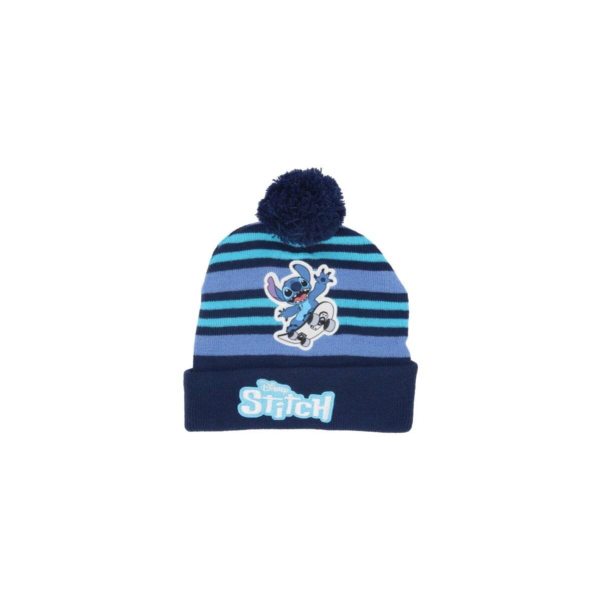 Lilo & Stitch Wintermütze aus Acryl  Warm & langlebig Dunkelblau