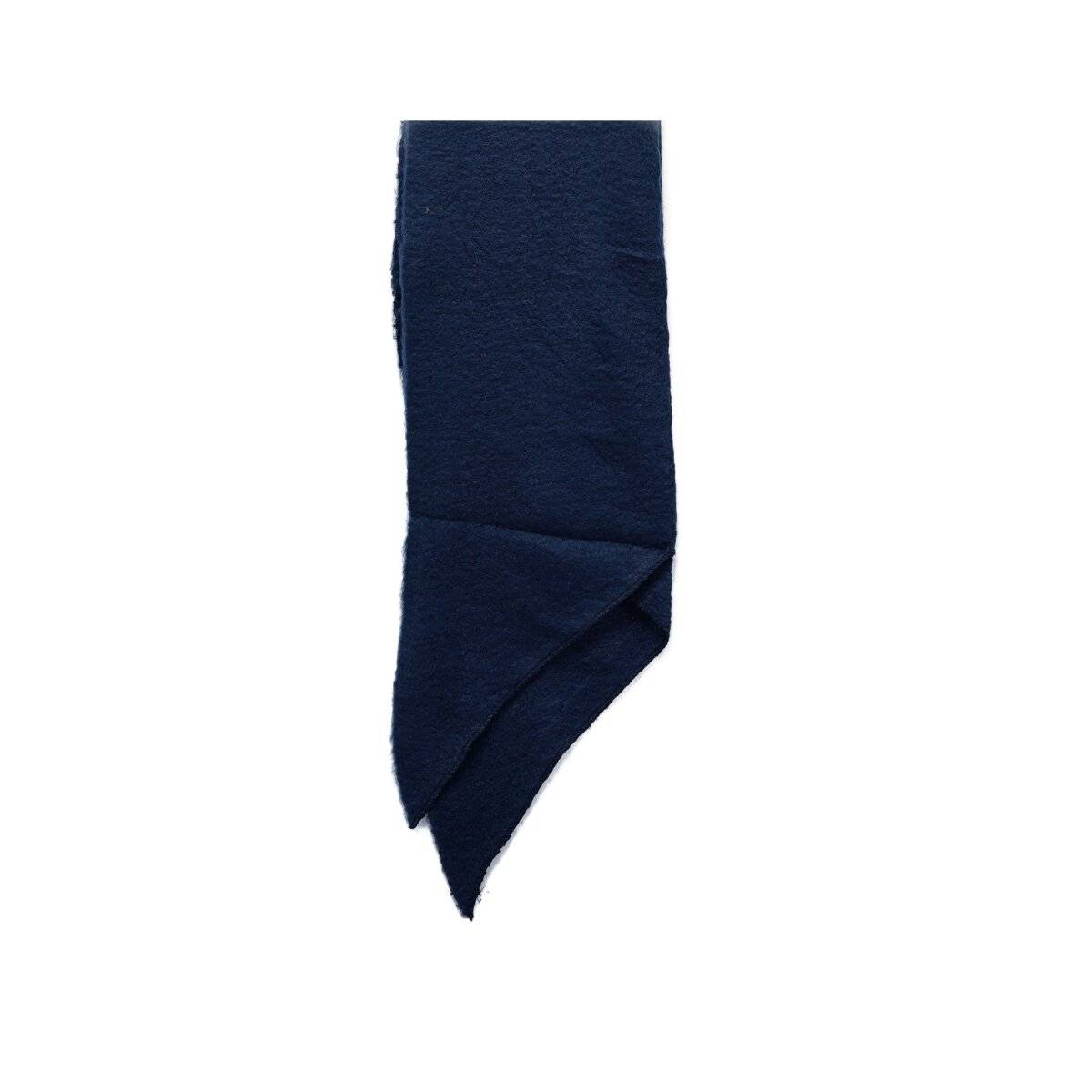 Eleganter Modeschal 220x70 cm, einfarbiger Schal - Stilvoll & Wärmend Dunkelblau