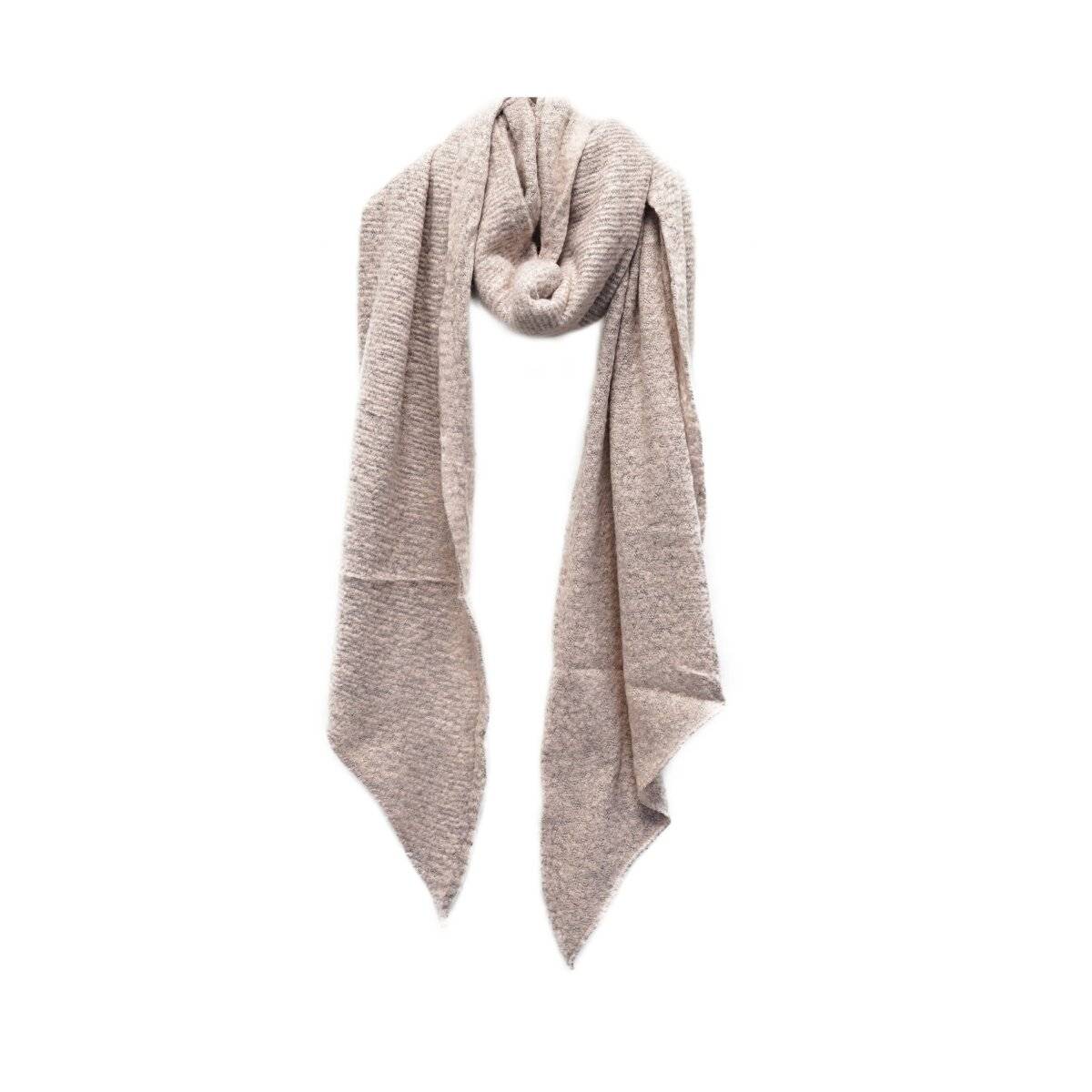 Eleganter Modeschal 220x70 cm, einfarbiger Schal - Stilvoll & Wärmend Rosa