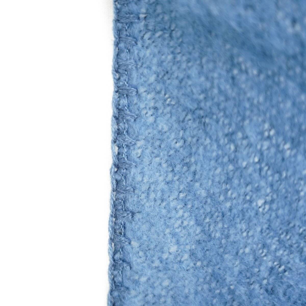 Modischer Dreiecksschal für Damen, XXL Schal 220x100 cm - komfortabel & langlebig Blau/Grau