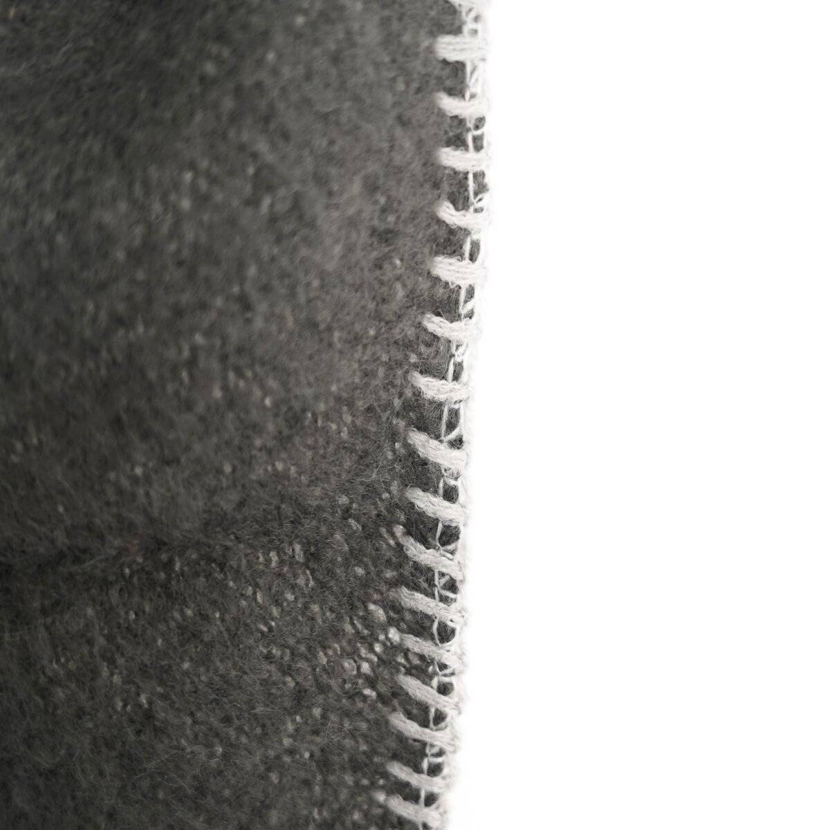 Modischer Dreiecksschal für Damen, XXL Schal 220x100 cm - komfortabel & langlebig Grau/Anthrazit