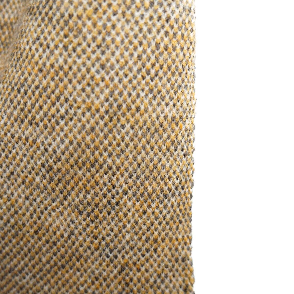 Kuscheliger Dreiecksschal mit Blumenmuster, warmhaltend für Damen 200x90 cm Creme/Anthrazit