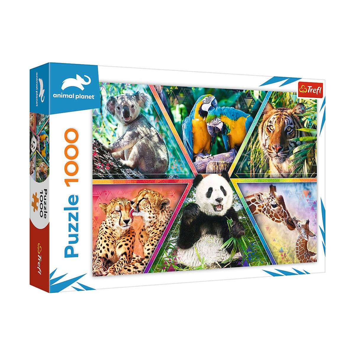 1000 Teile Puzzle Animal Kingdom Lebendige Tiermotive für Puzzler