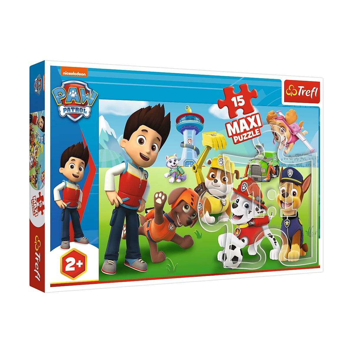Paw Patrol Kinderpuzzle Puzzle 15 Maxi Teile Für Kinder