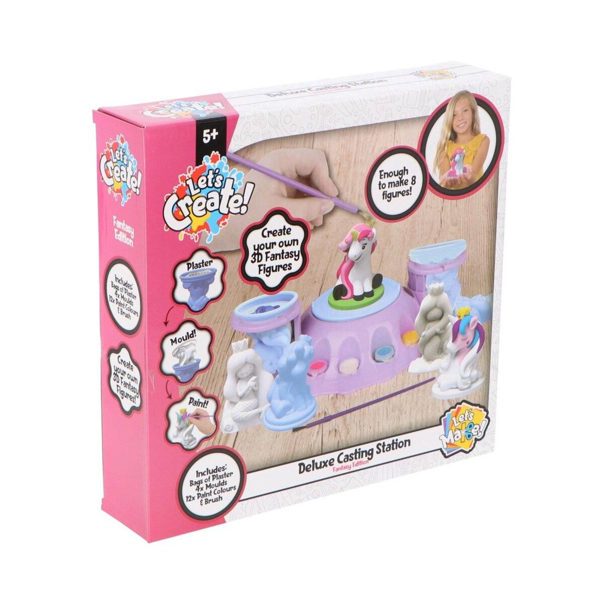 Deluxe-Gießstation Hobbyset Kreatives Spielzeug Gips Gießen für Kinder