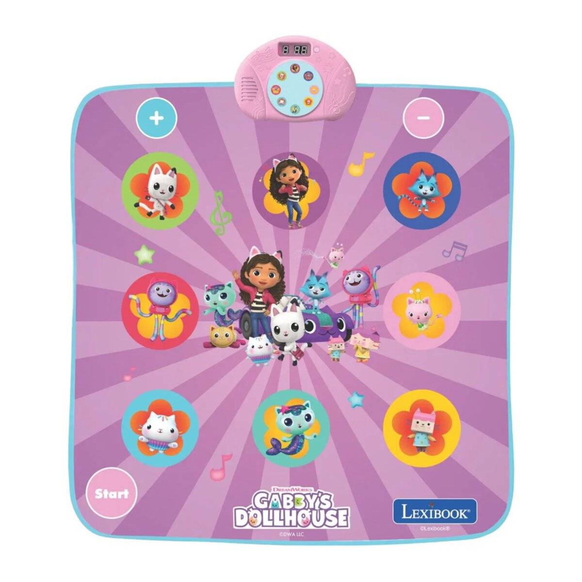 Gabby's Dollhouse Elektronische Tanzbodenmatte  Spaß und Bewegung für Kinder