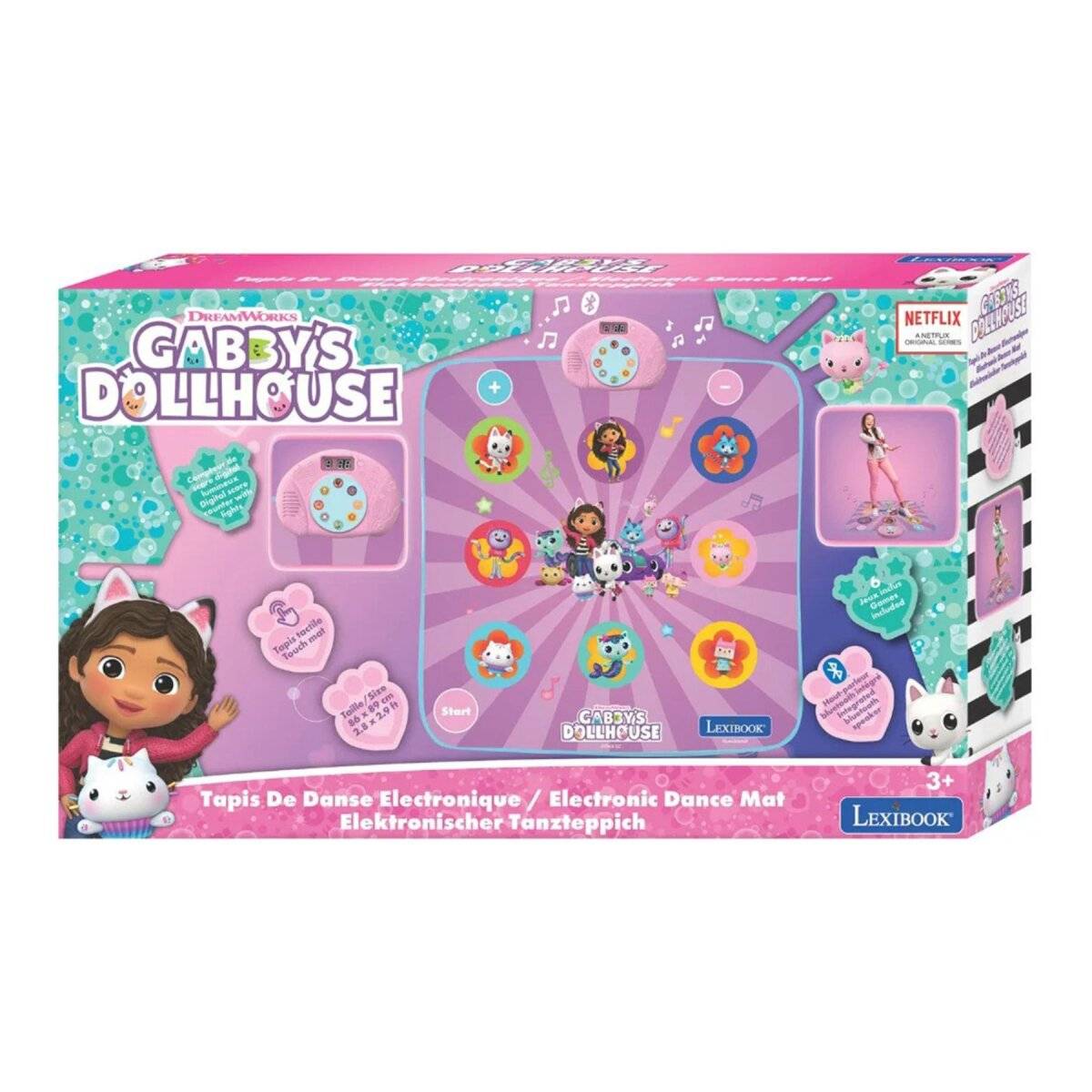 Gabby's Dollhouse Elektronische Tanzbodenmatte  Spaß und Bewegung für Kinder