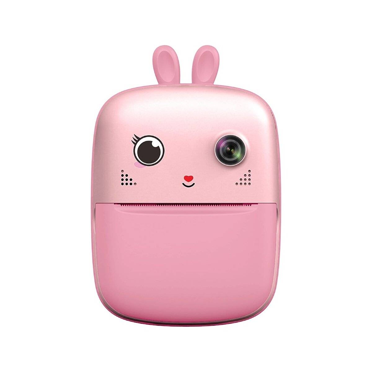 Mini-Thermodrucker 1800 mAh für Kinder mit Kamera und Camcorder 2,4 Zoll, 640 x 480 Pixel Rosa