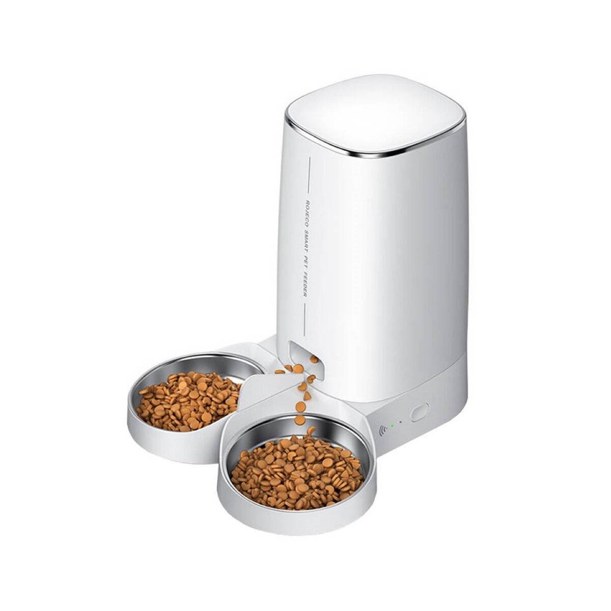 Automatischer Futterspender für Haustiere 4L WiFi-Version mit Doppelnapf