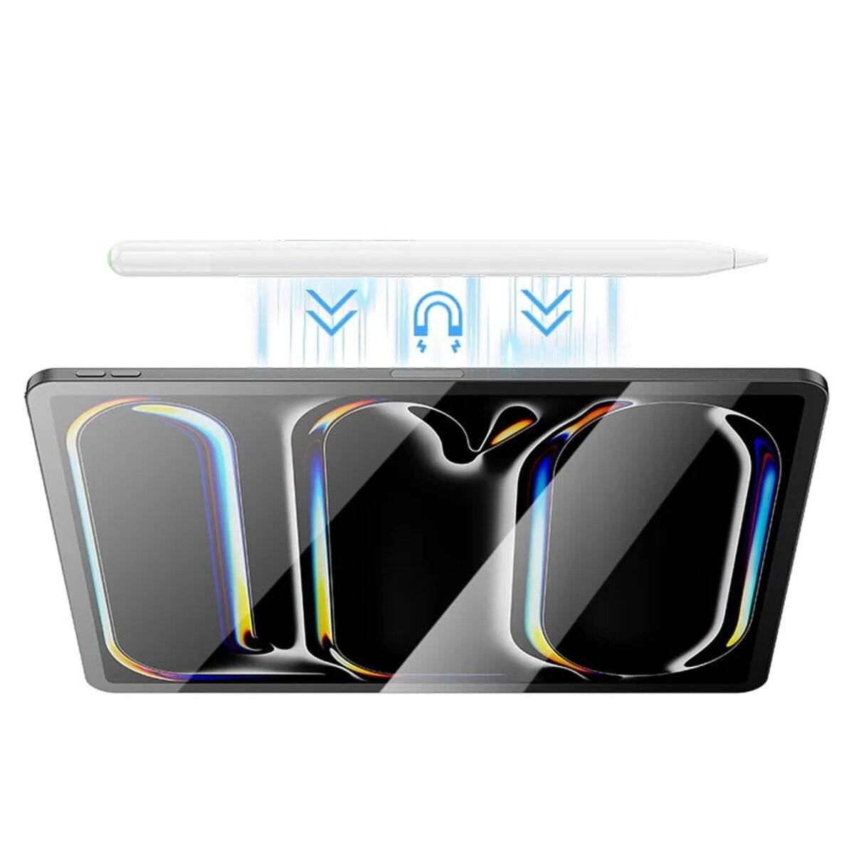 Hoco Eingabestift kompatibel mit Apple-Tablet, aktiver Stift 130 mAh Weiß