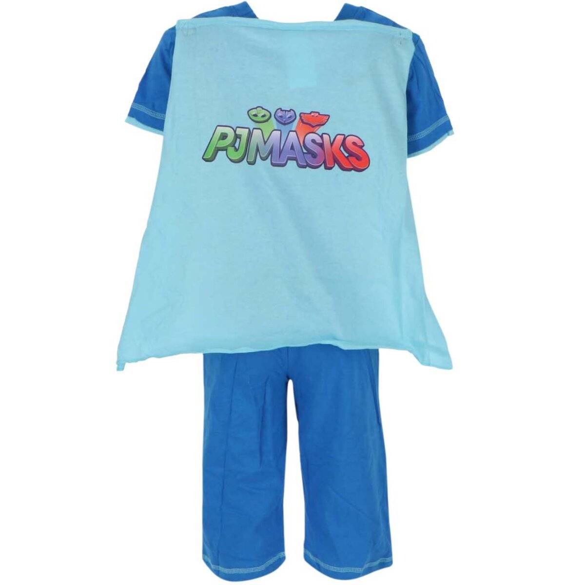 PJ Masks 2-teiliges Set T-Shirt mit Umhang und kurze Hose für Kinder 2 Jahre Blau