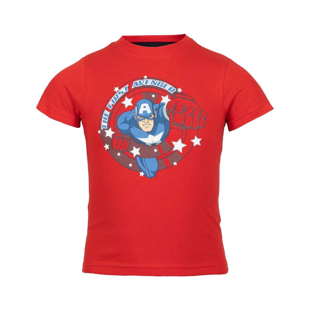 Avengers T-Shirt Bequemer Baumwollmix für Superhelden-Fans 110/116 Rot